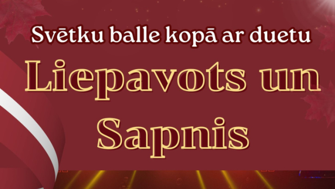 Svētku balles Rojā afiša