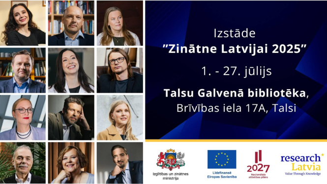 Ceļojošā izstāde „Zinātne Latvijai 2025” Talsos