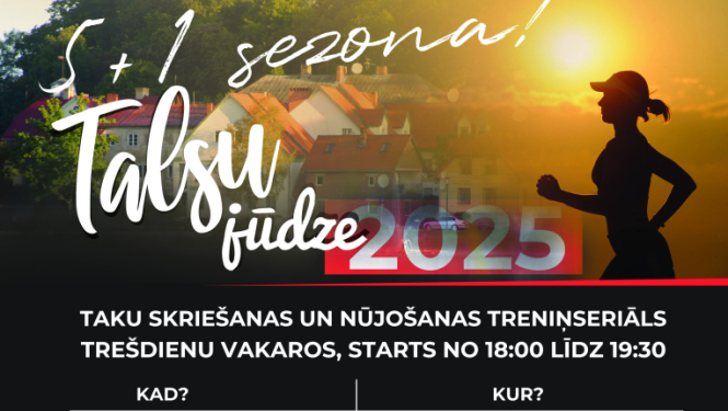 Talsu jūdze 2025 afiša