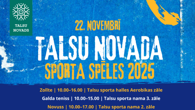 Talsu novada sporta spēles 2025