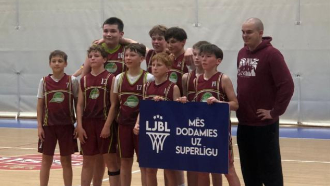 U13 basketbolisti iekļūst Superlīgā