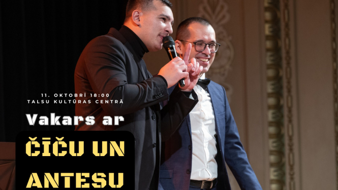 Vakara ar Čīču un Antesu afiša
