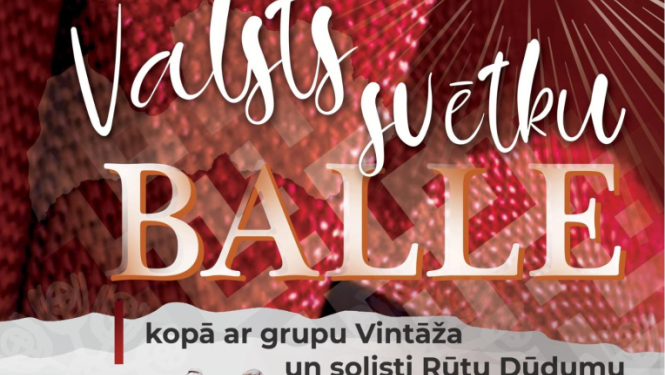 Valsts svētku balles Talsos afiša