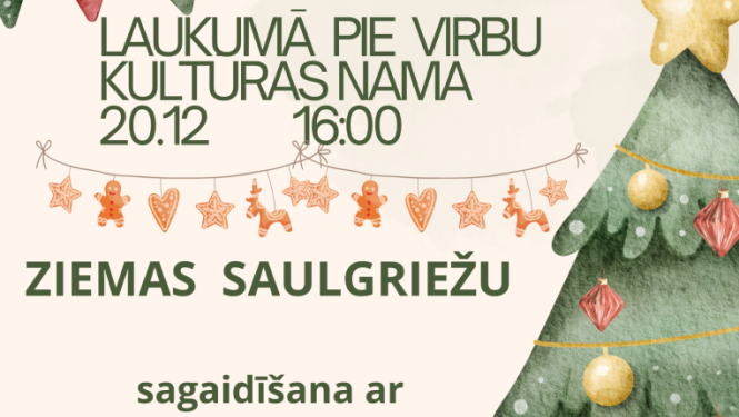 Ziemas saulgriežu sagaidīšanas afiša