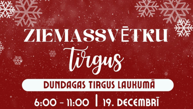 Ziemassvētu tirgus_Dundagas tirgus laukumā