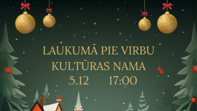 Ziemassvētku eglītes iemirdzēšanās afiša