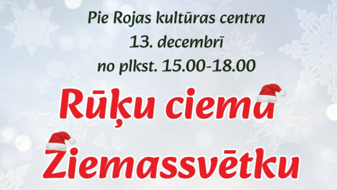 Ziemassvētku tirdziņa Rojā afiša