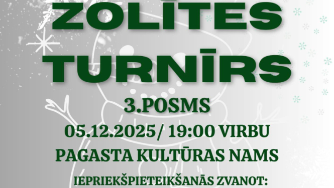 Zolītes turnīra afiša