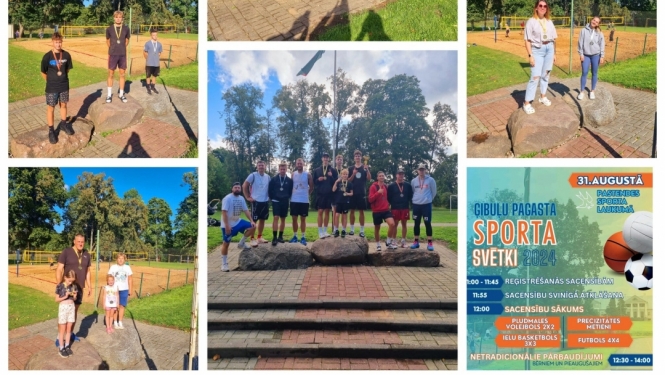 Aizvadīti Ģibuļu pagasta sporta svētk
