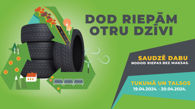Vieglo automašīnu riepu nodošanas akcija
