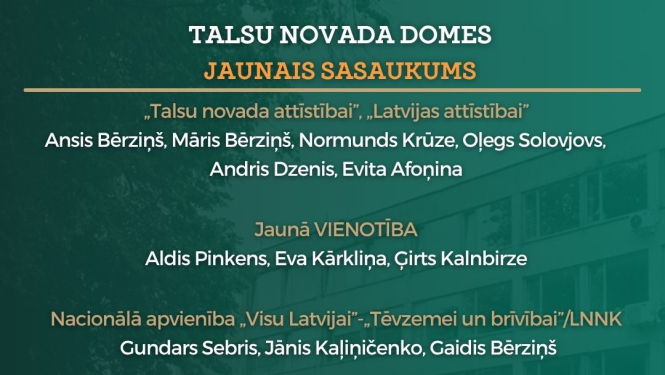 Domes jaunais sasaukums