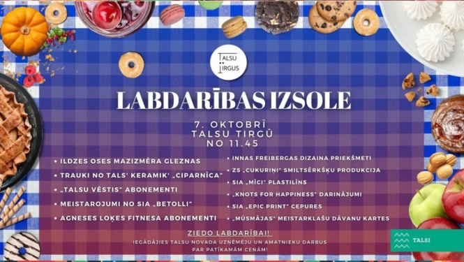 Druvvalža labdarības tirgus un izsole