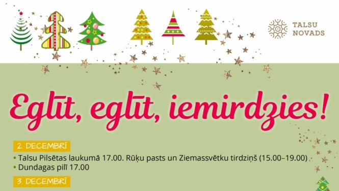 Eglīt, eglīt, iemirdzies!