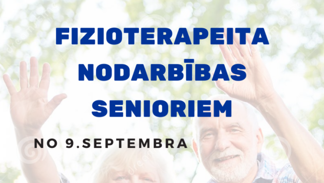 Fizioterapeita nodarbību senioriem Dursupē afiša