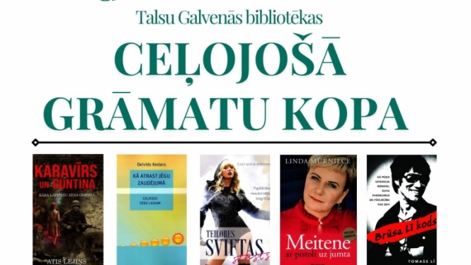 Lasītājiem pagastu bibliotēkās pieejamas nākamās ceļojošās kopas grāmatas