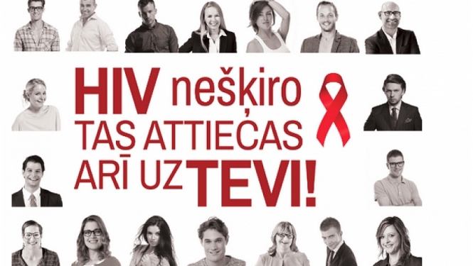 HIV nešķiro vizuālais attēls
