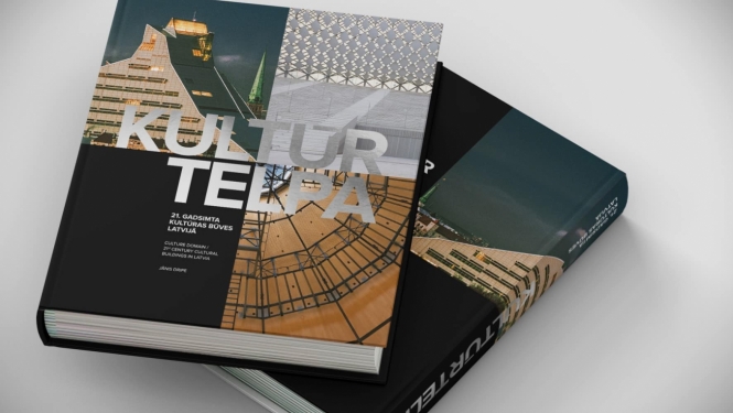 Grāmata „KULTŪRTELPA – 21. gadsimta kultūras būves Latvijā”