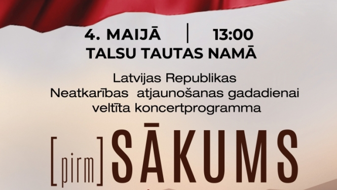 Latvijas Republikas Neatkarības atjaunošanas gadadienai veltīts koncerts