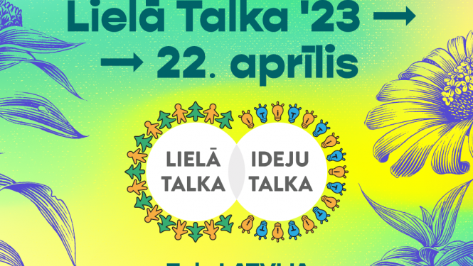 Lielās talkas baneris