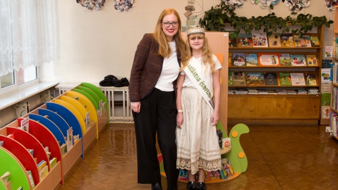 LNB direktores vizītes Talsos fotogrāfija