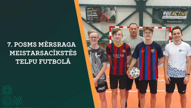 7. posms Mērsraga meistarsacīkstēs telpu futbolā