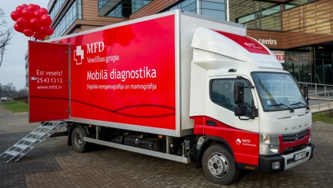 Mobilā diagnostika: digitālā rentgenogrāfija un mamogrāfija