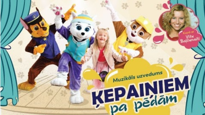 Muzikāls uzvedums ģimenēm „Ķepaiņiem pa pēdām” ar Vitu Baļčunaiti
