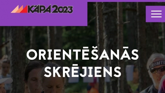 Orientēšanās sporta pasākums „Kāpa 2023”