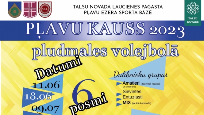 Pļavu kauss pludmales volejbolā. 1. posms