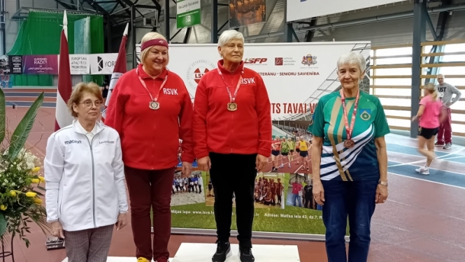 Sporta veterānu-senioru savienības sacensības vieglatlētikā telpās Kuldīgā