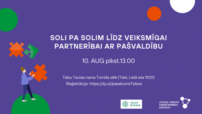 Soli pa solim līdz veiksmīgai partnerībai
