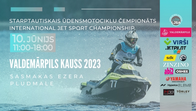 Starptautiskais ūdensmotociklu čempionāts „Valdemārpils kauss 2023”