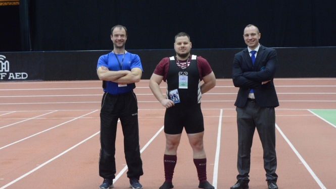Edgars Tīfentāls Eiropas čempionātā spēka trīscīņā