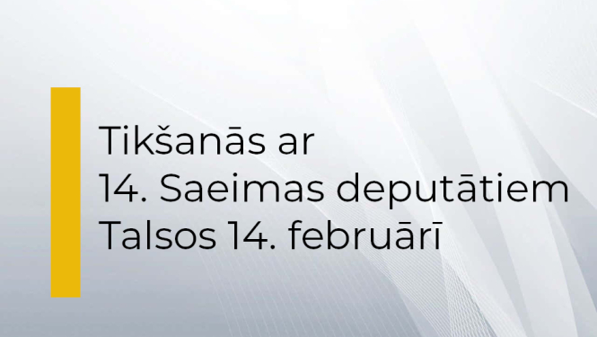 Tikšanās ar Saeimas deputātiem. Teksts