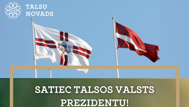 Tikšanās ar prezidentu. Karogi
