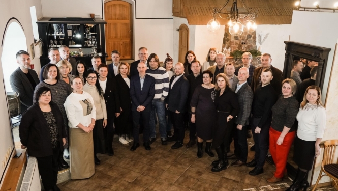 Talsu novada deputāti un darbinieki tiekas ar uzņēmējiem