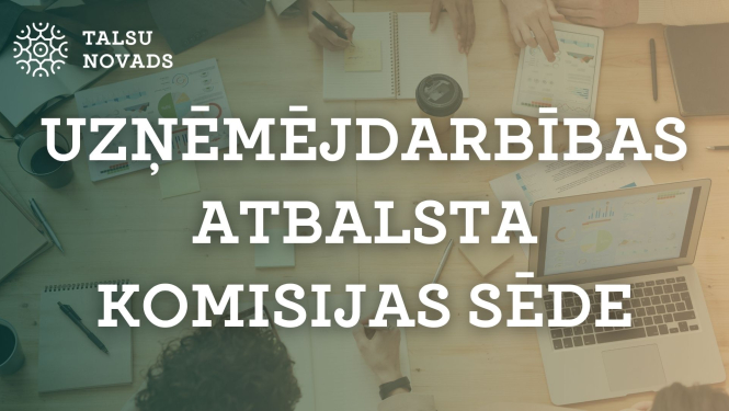 uzņēmējdarbības atbalsta komisijas sēdes baneris