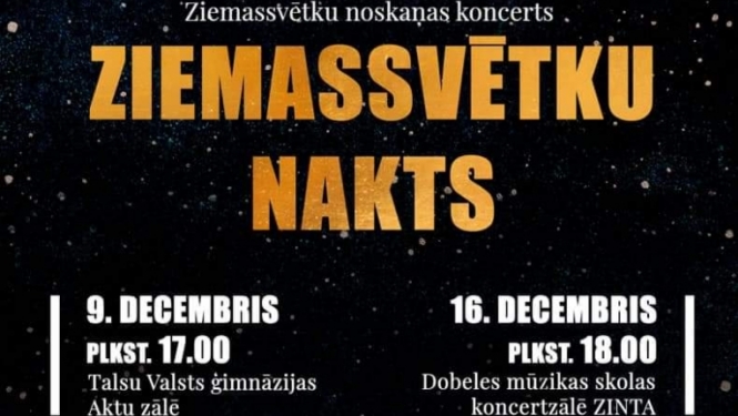 Ziemassvētku noskaņas koncerts "Ziemassvētku nakts"
