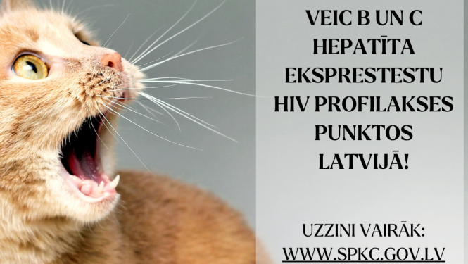 Pasaules Hepatīta dienā aicina no 28. jūlija līdz 3. augustam veikt bezmaksas testus un uzzināt vairāk par savu veselību
