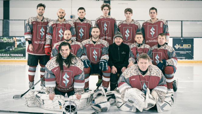 1. līga. Jaunsardzes tumšā komanda