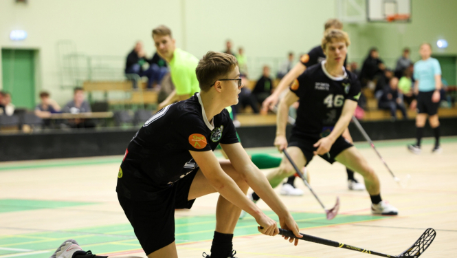 1. līgas florbola spēle pret FBK Baloži