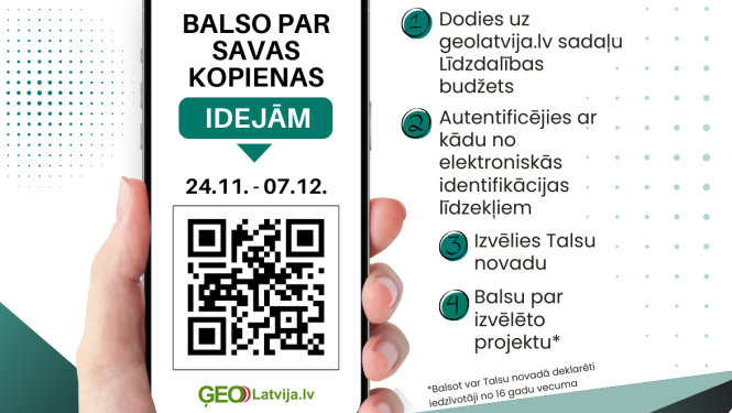 Sākas balsošana par līdzdalības budžeta projektiem