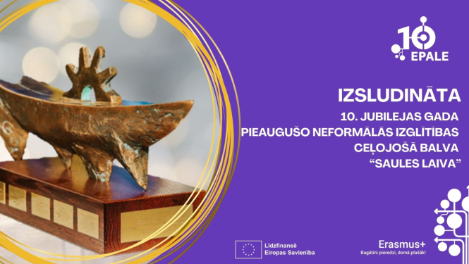 Izsludināta pieaugušo neformālās izglītības ceļojošā balva „​​​​​​​Saules laiva”