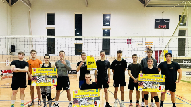 4. posms volejbolā 4x4 skolēniem-jauniešiem