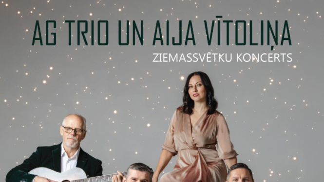 AG trio un Aijas Vītoliņas koncerta afiša