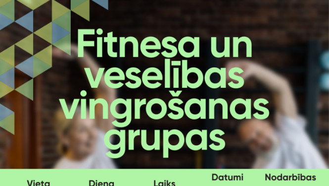 Grupu nodarbību afiša