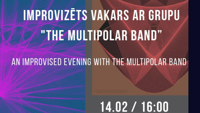 Vakara ar grupu The Multipolar Band afiša