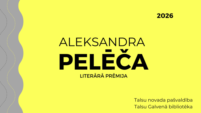 Aleksandra Pelēča literārās prēmija