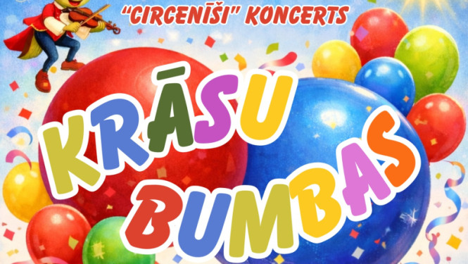Bērnu deju kolektīva Circenīši koncerta afiša