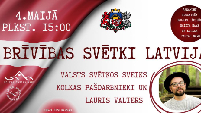 Brīvības svētku Latvijai Kolkā afiša